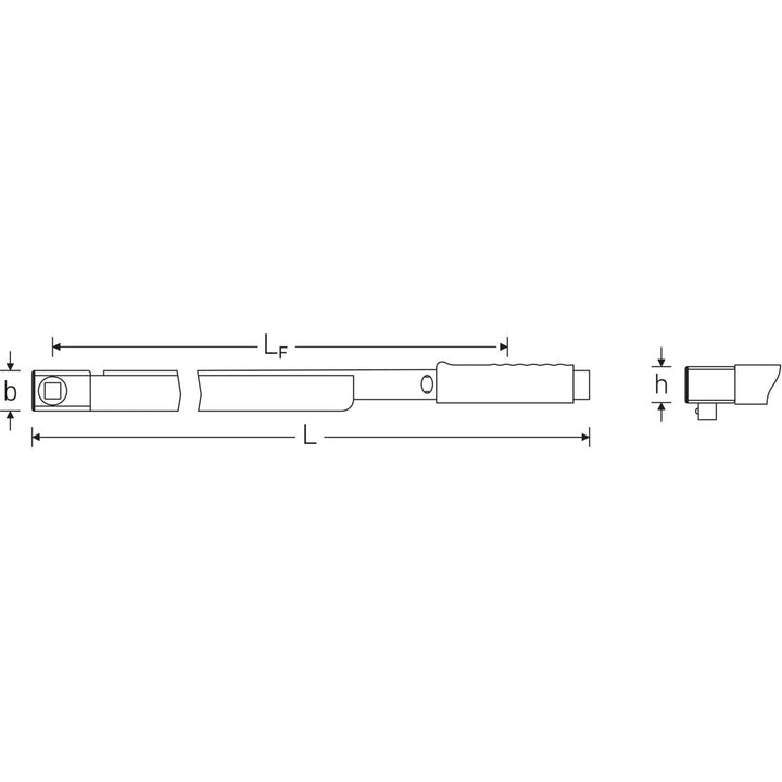 Stahlwille 50190081 720Nf/80 Standard MANOSKOP 3/4" Torque Wrench
