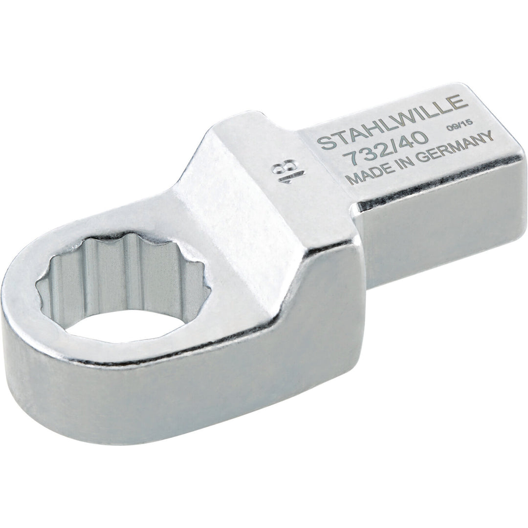 Stahlwille 58224041 Spanner 732/40 Ring insert tool 41 mm, 14x18 mm