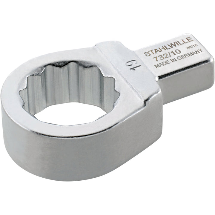 Stahlwille 58221021 Spanner 732/10 Ring insert tool 21 mm, 9x12 mm