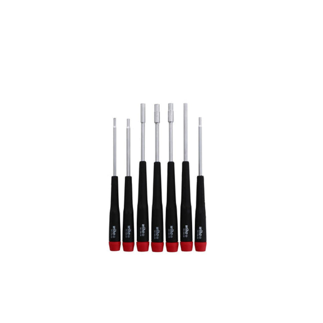 Wiha Tools 26592 7 Piece Precision Nut Driver Set - Metric