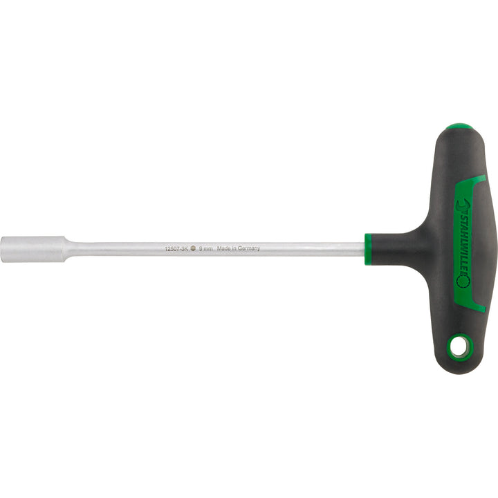 Stahlwille 43233090 Hex Socket Wrench With 3-Component T-Handle 9 mm