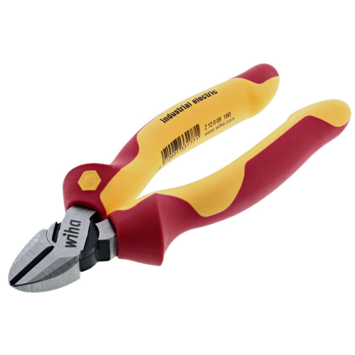 Wiha Tools 32933 Insulated Industrial Diagonal Cutter, 6.3"