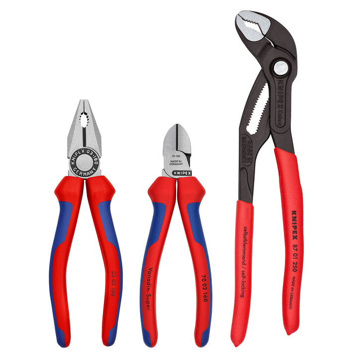 Knipex 00 20 09 V01 3 Pc Bestseller Pliers Set