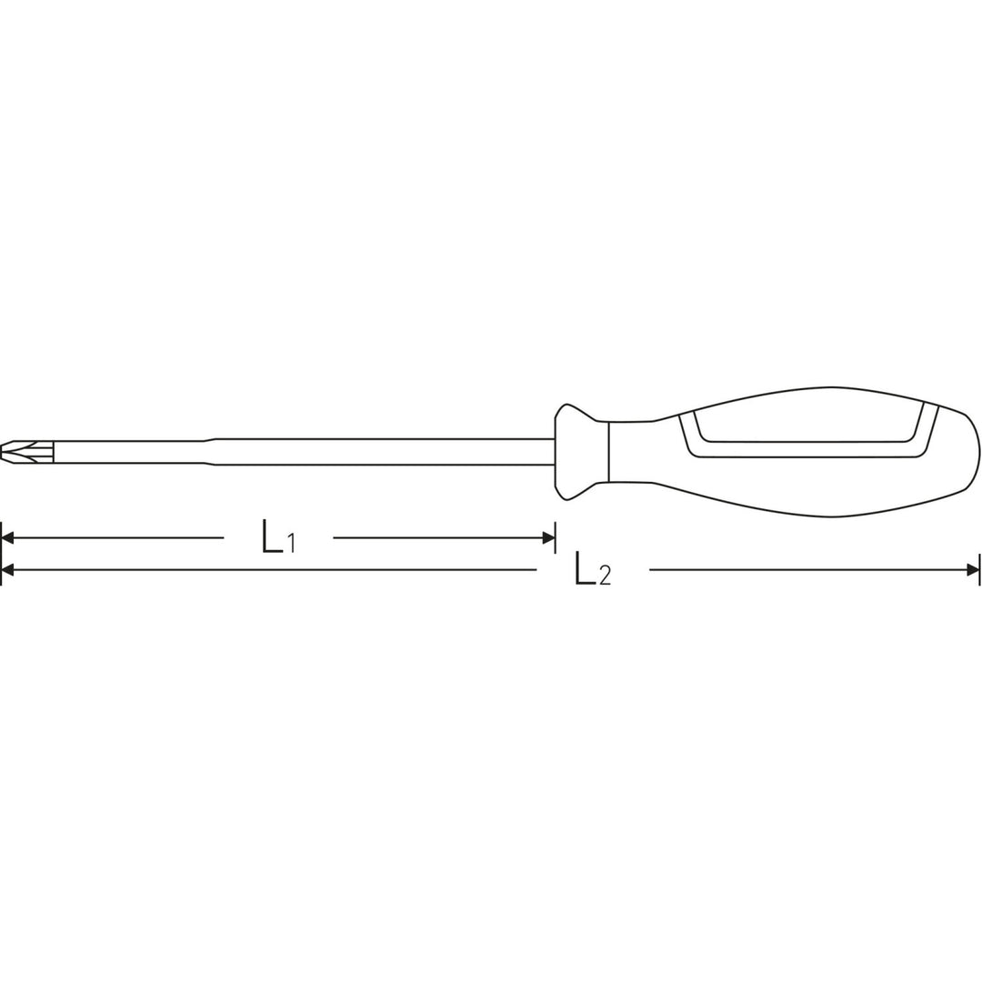 Stahlwille 46703000 4670 VDE DRALL+ #0  Pozidriv Screwdriver