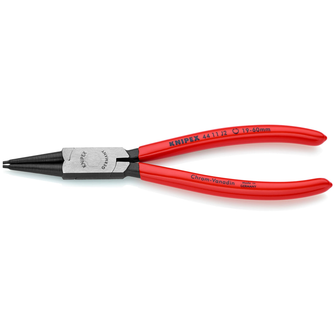 Knipex 44 11 J2 7 1/4" Internal Snap Ring Pliers-Forged Tips
