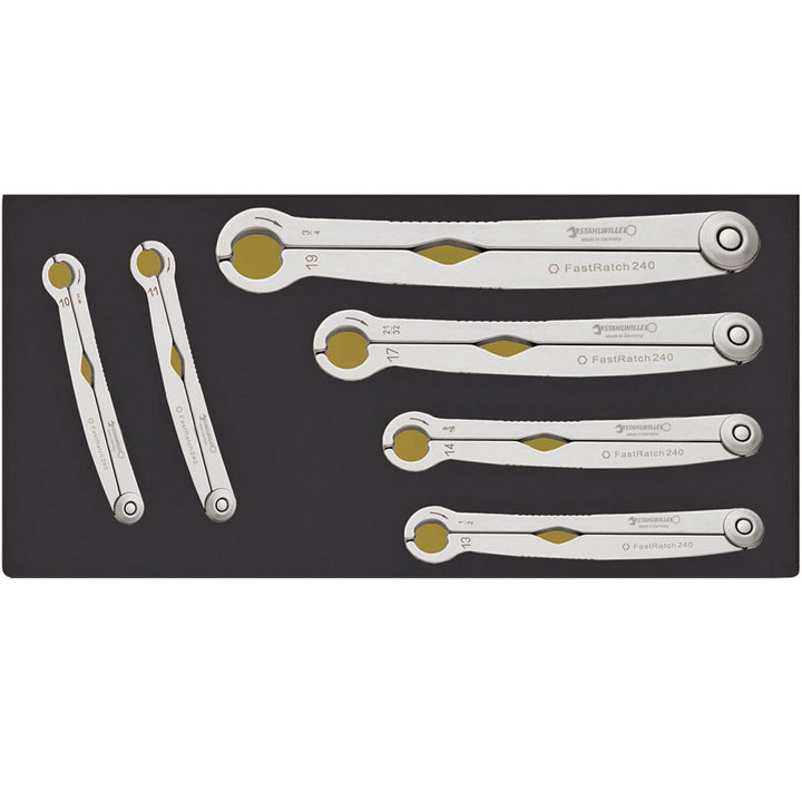 Stahlwille 96838774 TCS 240/6 Ratchet wrenches, 6 Pcs