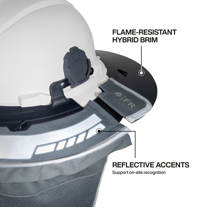 Klein Tools FR03011 Flame-Resistant Sombrero Hybrid Brim