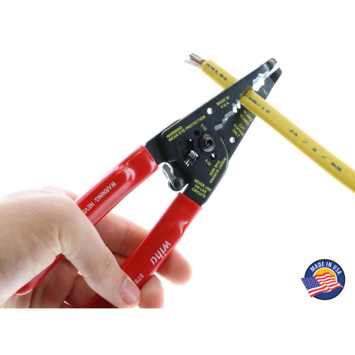 Wiha Tools 57820 Wire Strippers Dual NM-B Cable - 7.75"