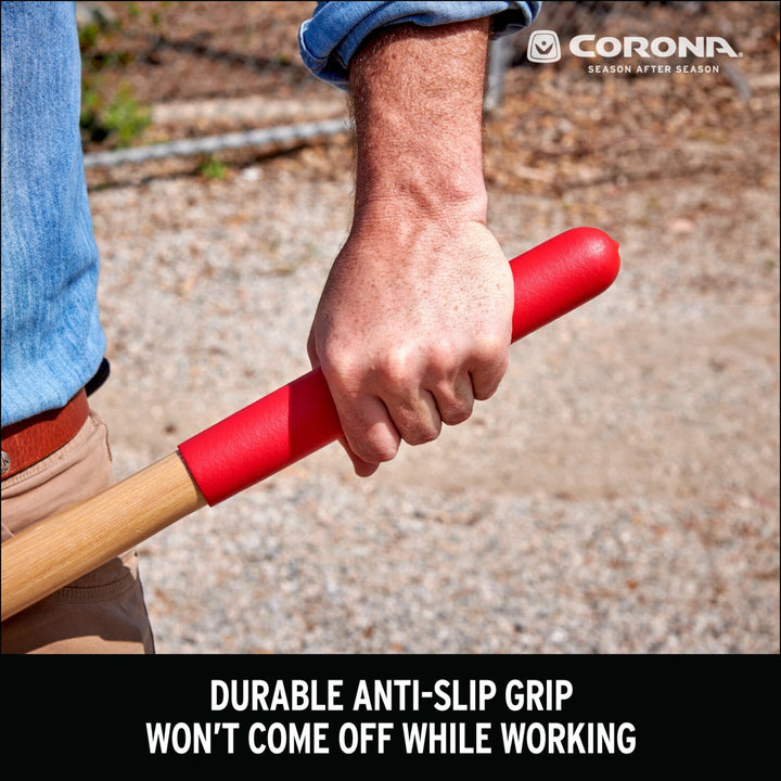 Corona SS16000 Boron Steel 14-Gauge Square Point Shovel, Hardwood Handle