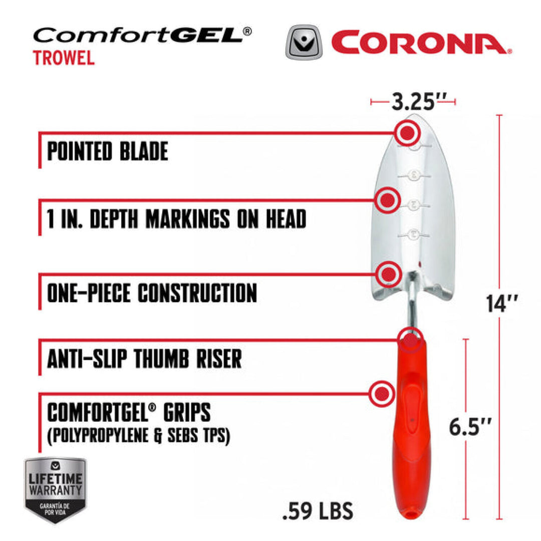 Corona CT 3214  ComfortGEL® Trowel StainlessSTEEL