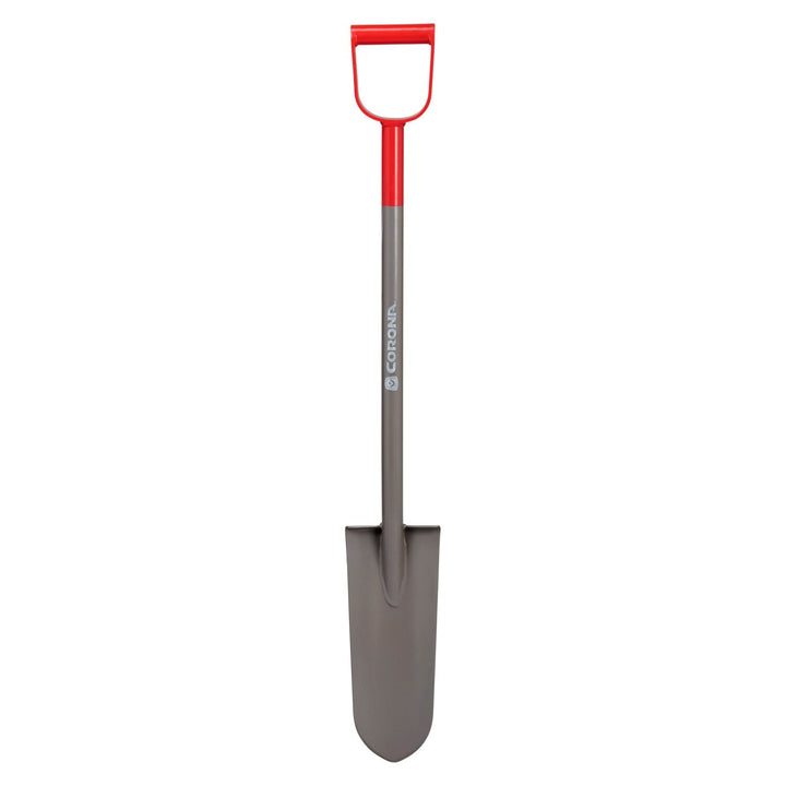 Corona AS 90110 All-Steel 12-Gauge 14-1/2 in. Sharpshooter Spade Shovel, D-Grip Steel Handle