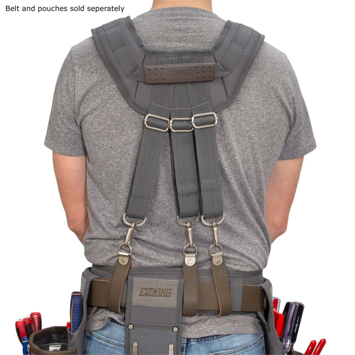 Estwing 94758 Cooling Mesh Padded Tool Belt Suspenders