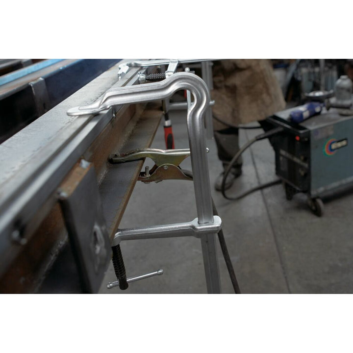 Bessey RSC-8 Clamp, anti-vibration, Omega bend style, 8 In. x 4 In., 770 lb