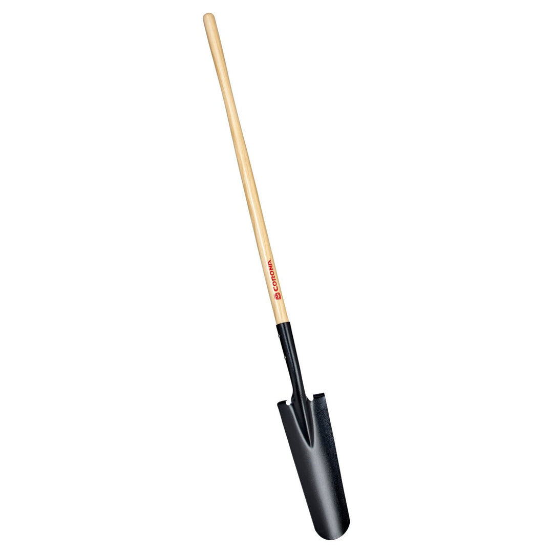 Corona SS 28000 Drain Spade Shovel, 15-Gauge, 48 in. Wood Handle