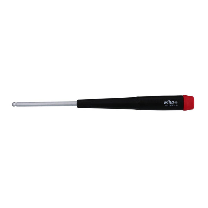 Wiha Tools 26412 Precision Ball End Hex Screwdriver, 5/32" x 60 mm