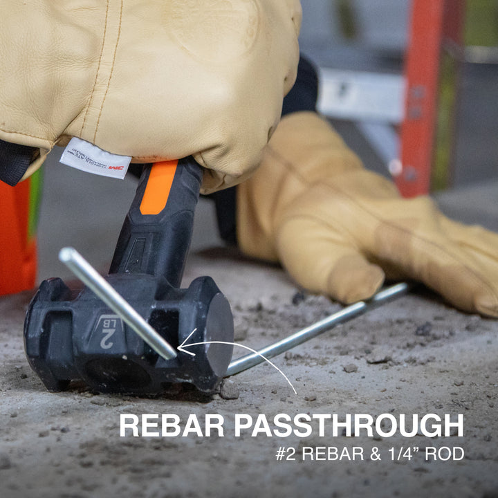 Klein Tools H80692 Fiberglass Handle Drilling Hammer, 2-Pound