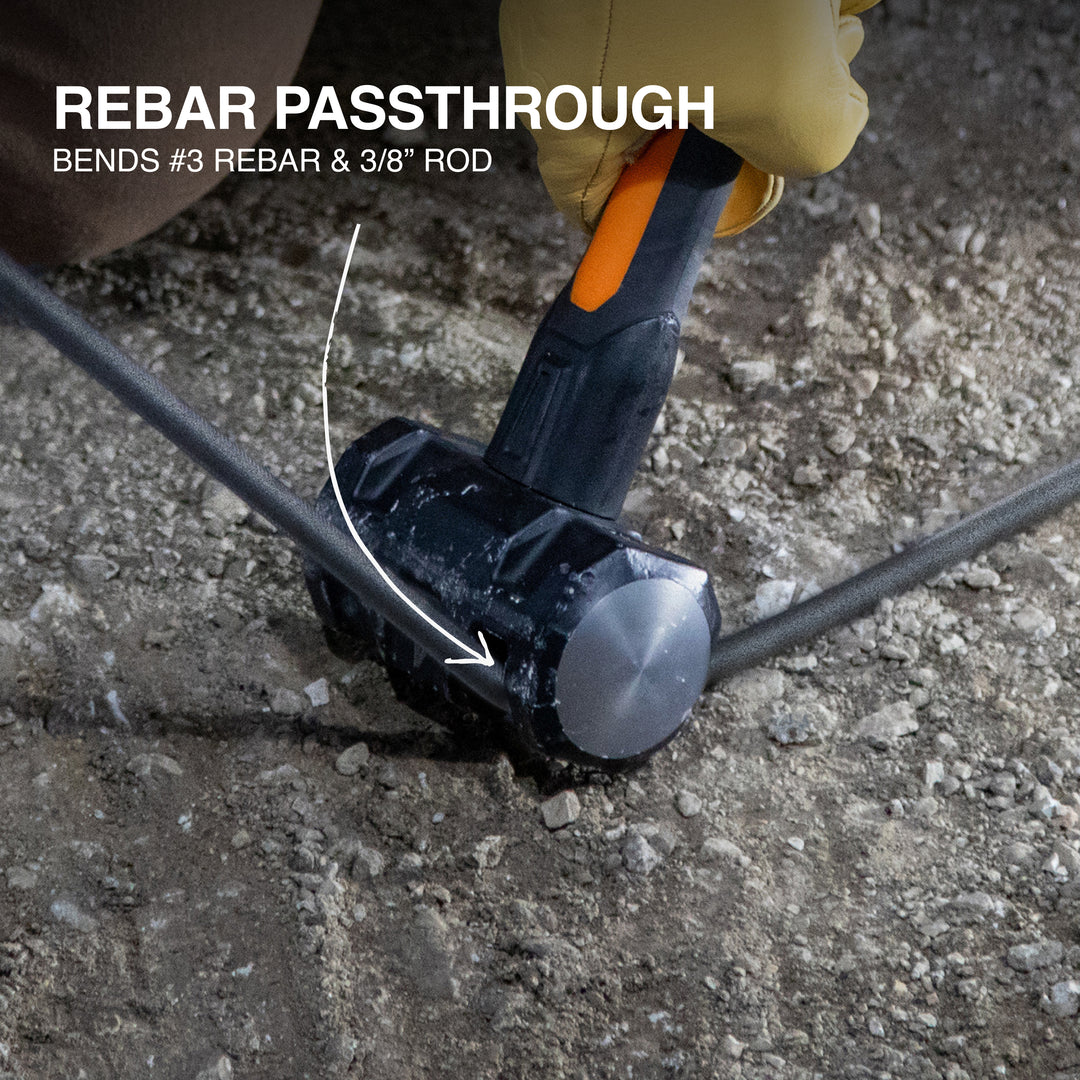 Klein Tools H80693 Dual-Faced Fiberglass Handle Hammer, 3-Pound