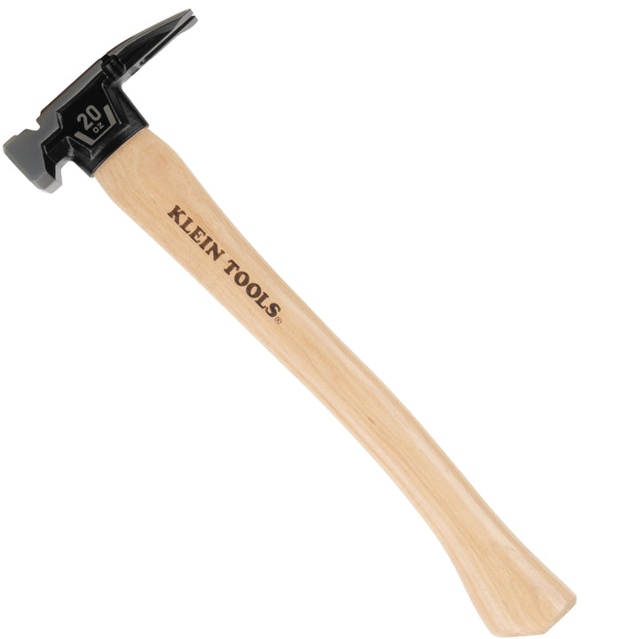 Klein Tools H80920HS Smooth Face Hickory Handle Hammer, 20-Ounce