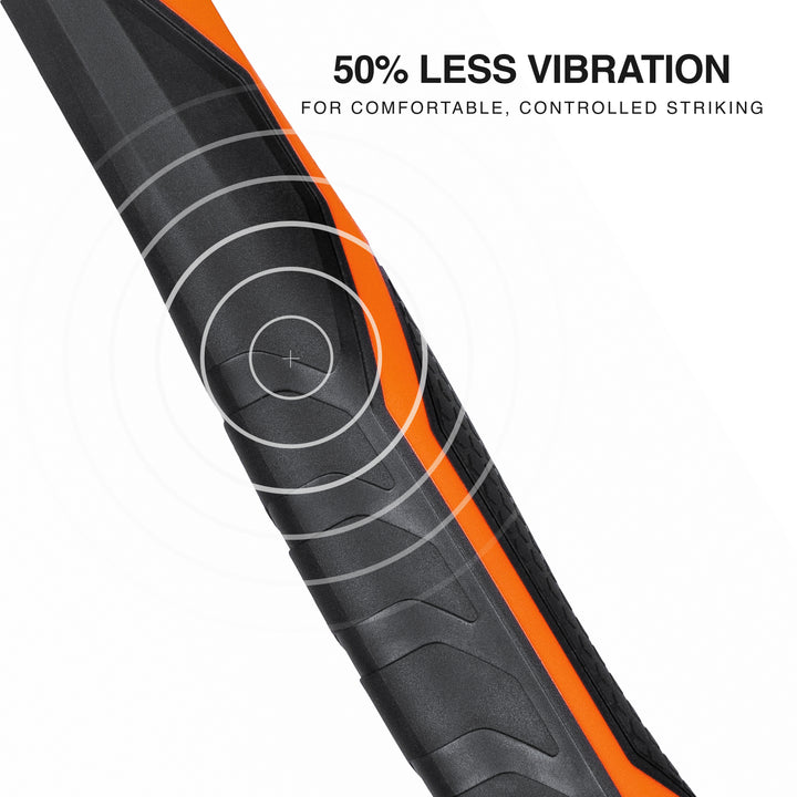 Klein Tools H81022 Milled Face Vibration-Reducing Hammer, 22-Ounce