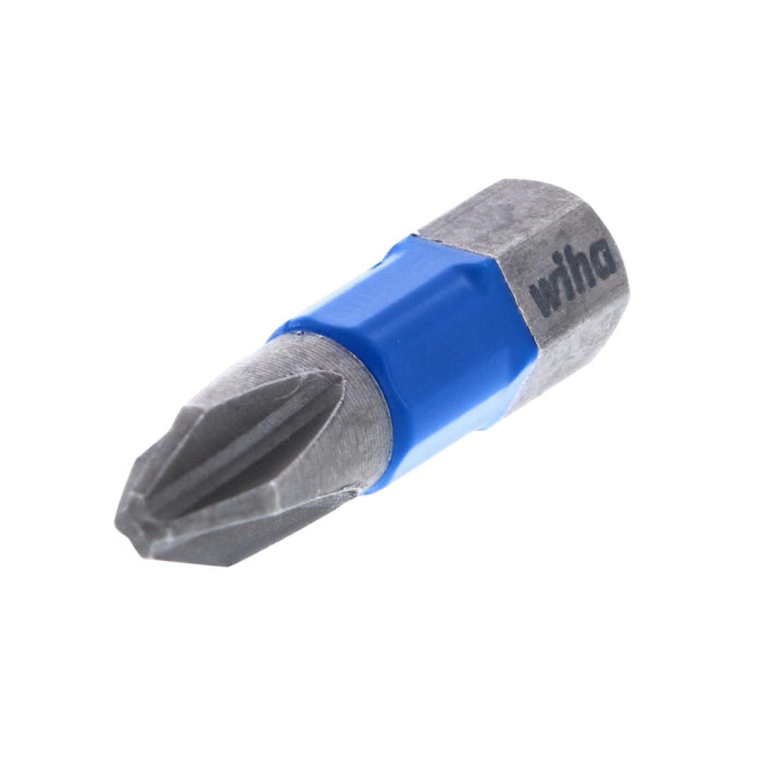 Wiha Tools 70002 TerminatorBlue Impact Bit Phillips #2 - 1 Inch - 2 Pack