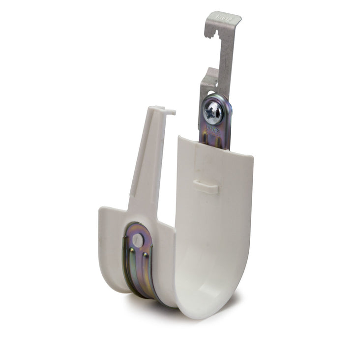 Platinum Tools HPH16W-25 J-Hook, High-Performance Hybrid, 1″ (16), White — 25pcs with Batwing Clip