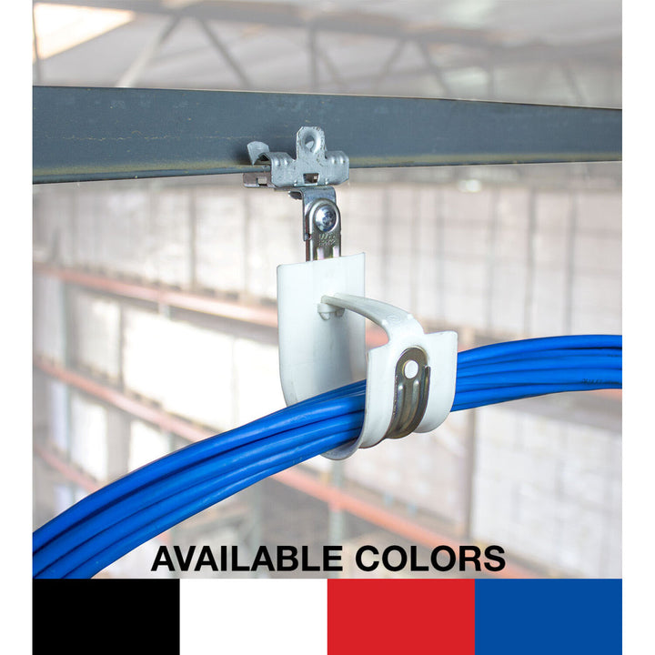 Platinum Tools HPH16-25BL J-Hook, High-Performance Hybrid, 1″ (16), Blue — 25pcs