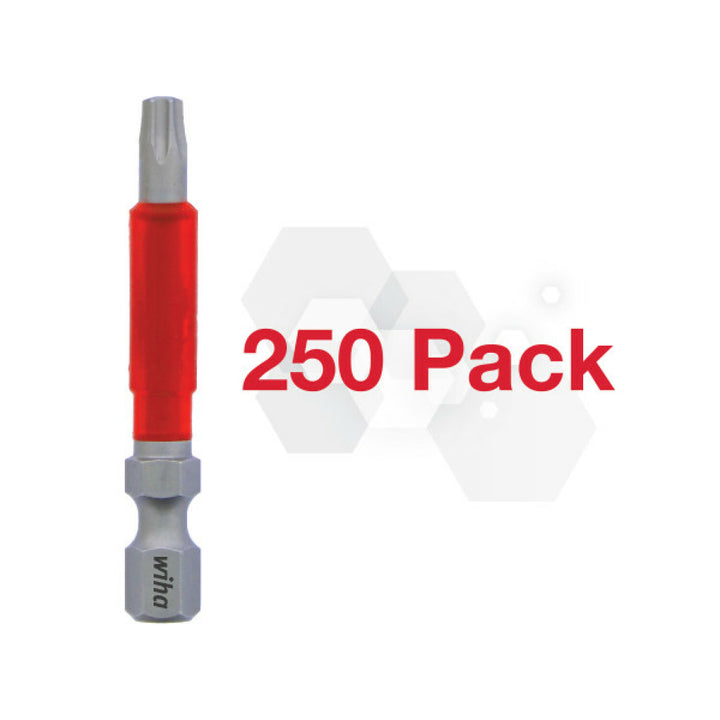 Wiha Tools 76595 Impact Power Bit TORX T20 - 250 Pack