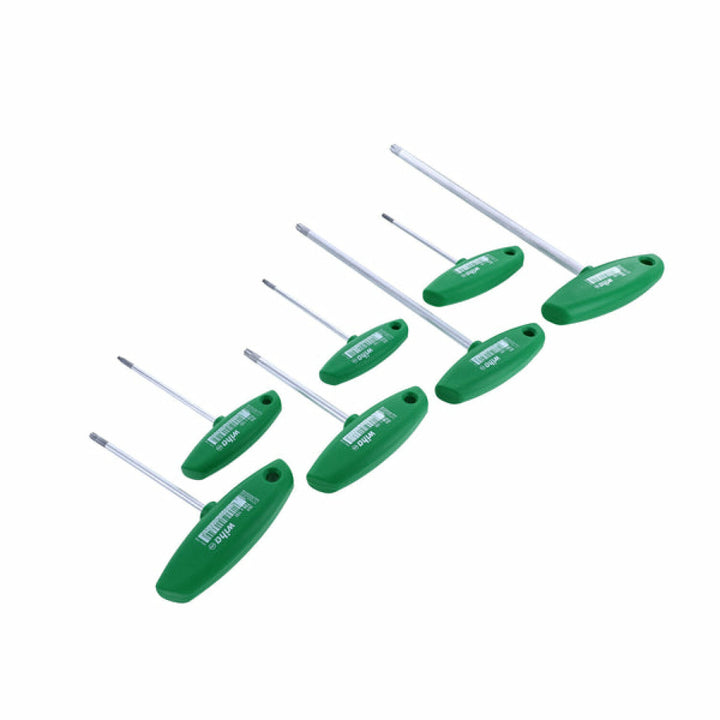 Wiha Tools 36490 7 Piece TORX T-handle Metal Stand Set