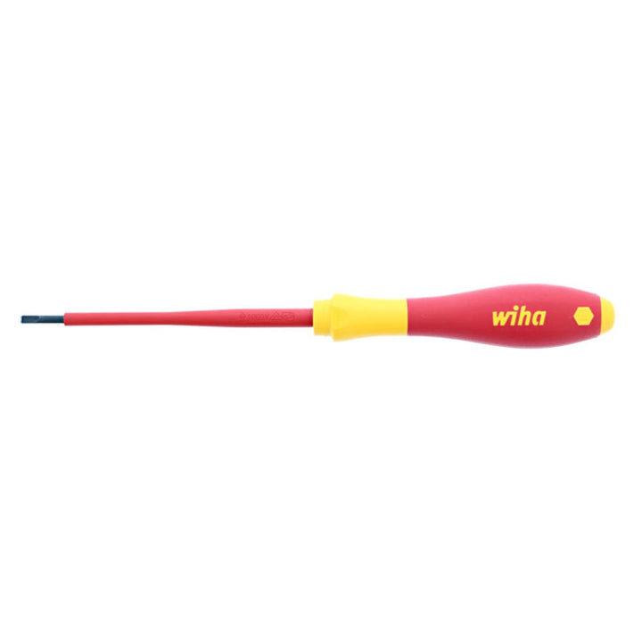 Wiha Tools 32012 Insulated Slotted Screwdriver, 3 mm x 100 mm