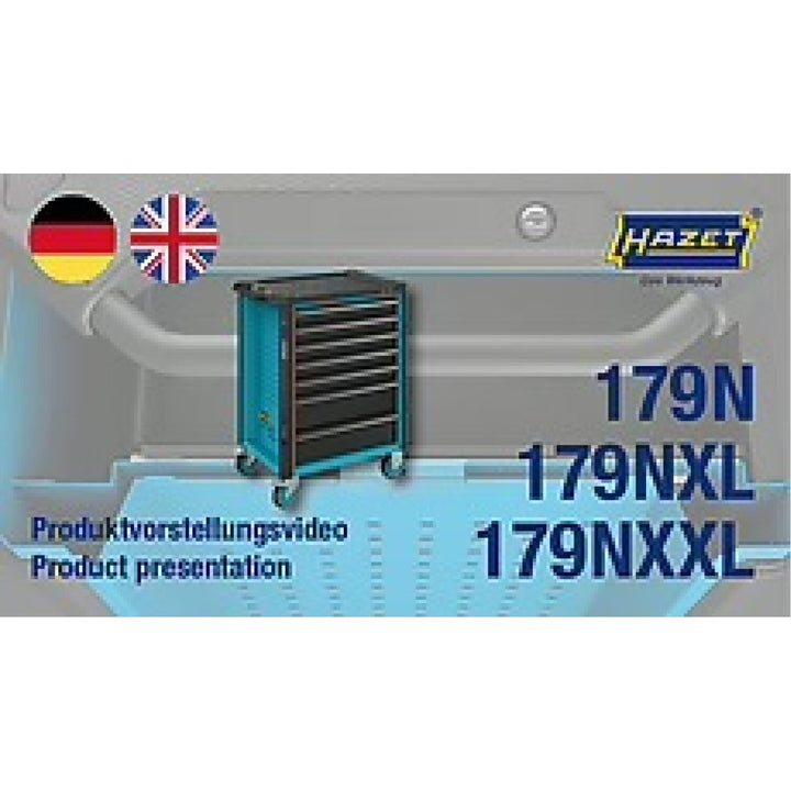 Hazet 179N-8/314 Tool trolley 314-pieces ∙ 8 Drawers total