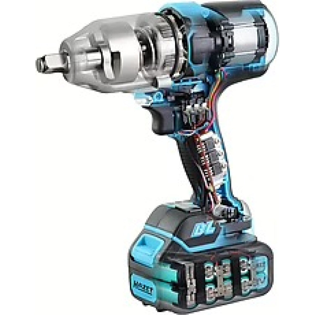 Hazet 9213-1000LB/3 3/4 Inch (20 mm) Square Solid Cordless Impact wrench ∙ 1400 Nm