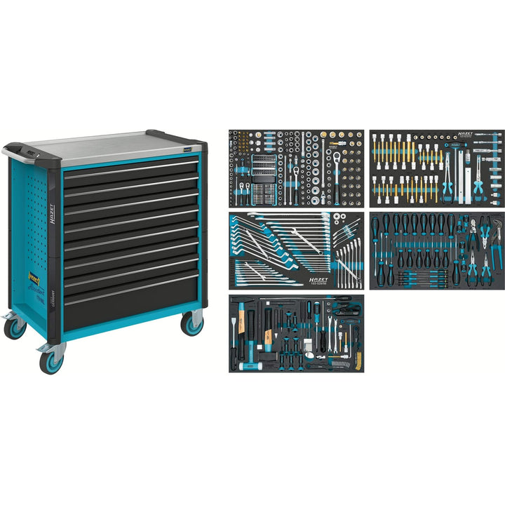 Hazet 179NXL-8/440 Tool Trolley 440-pieces 8 Drawers total