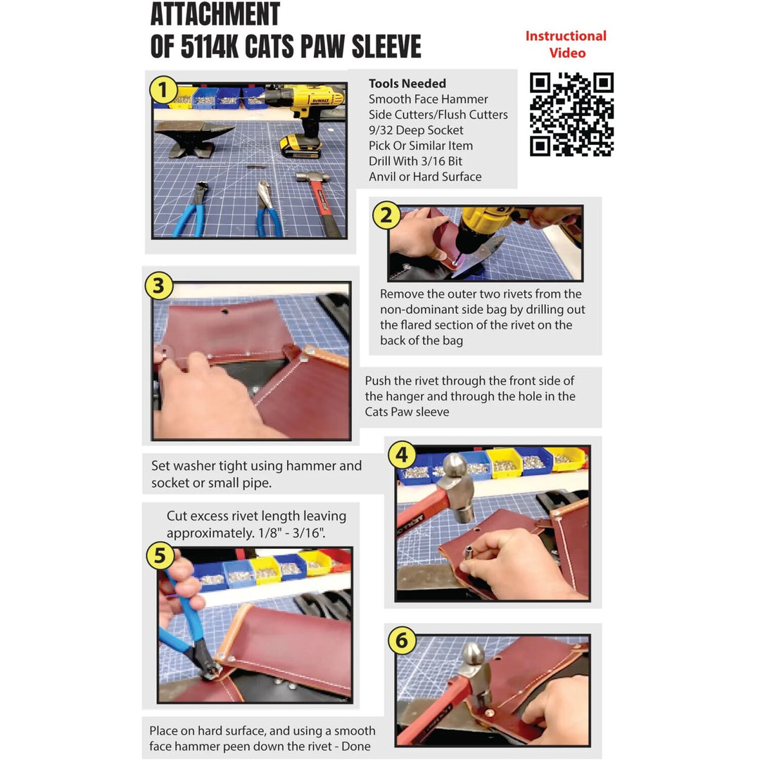 Occidental Leather 5114K Cat’s Paw Sleeve Kit