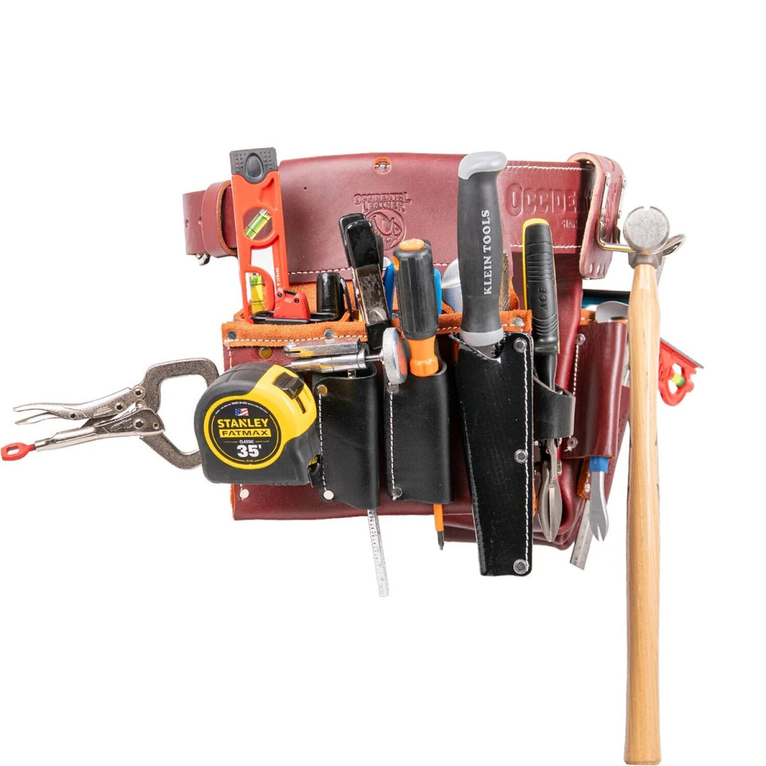 Occidental Leather 5992 SM Commercial Drywall Tool Belt Setup