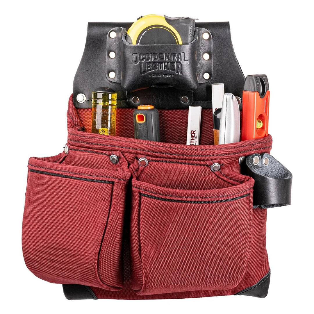 Occidental Leather R8018DB OxyLights 3 Pouch Tool Bag with Tape Holder