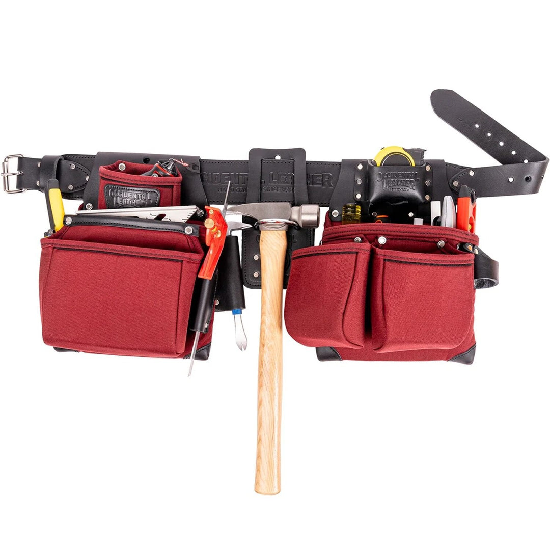 Occidental Leather R8080DB XL OxyLights Framer Tool Belt Setup