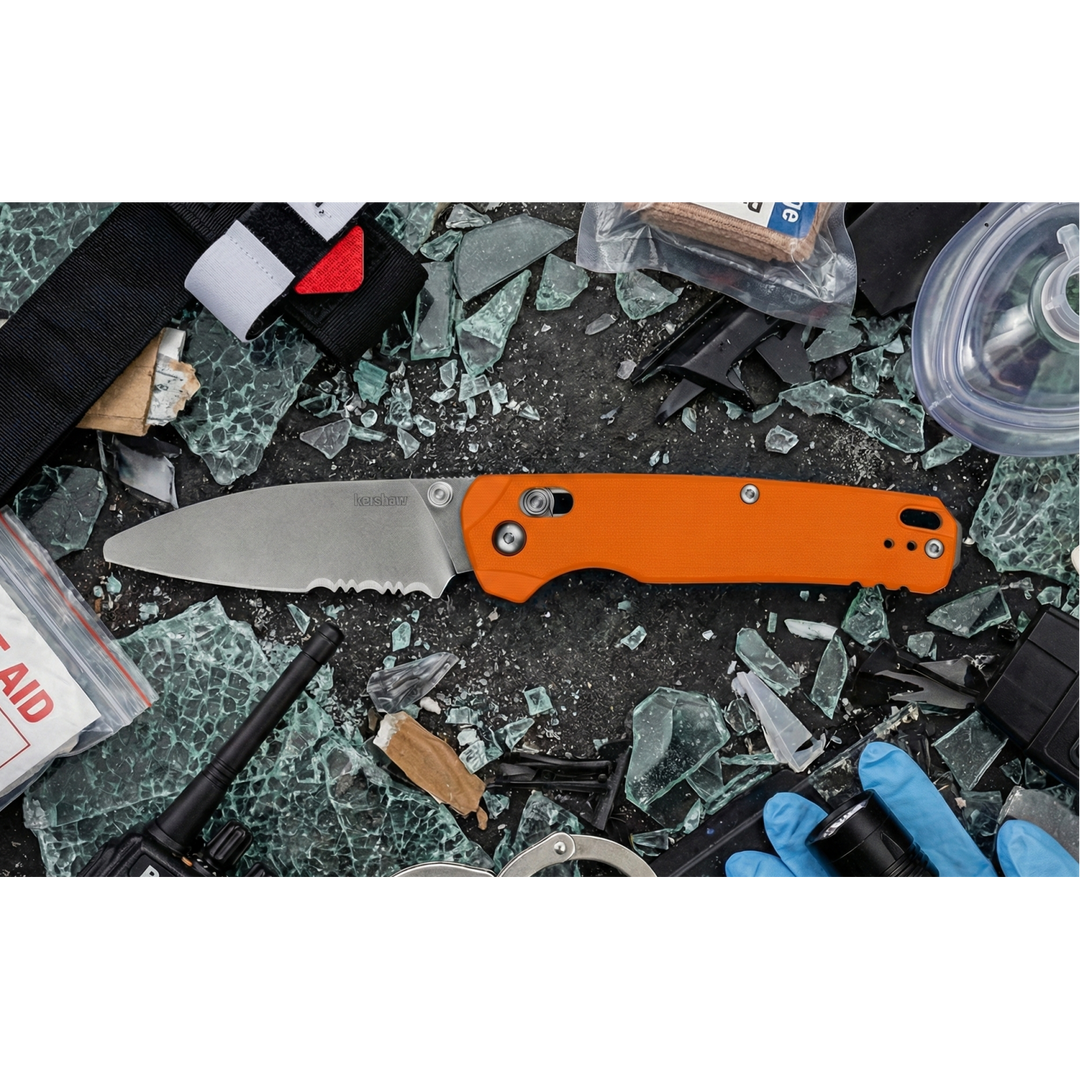 Kershaw 6110EMTOR Bel Air XL - EMT, Orange