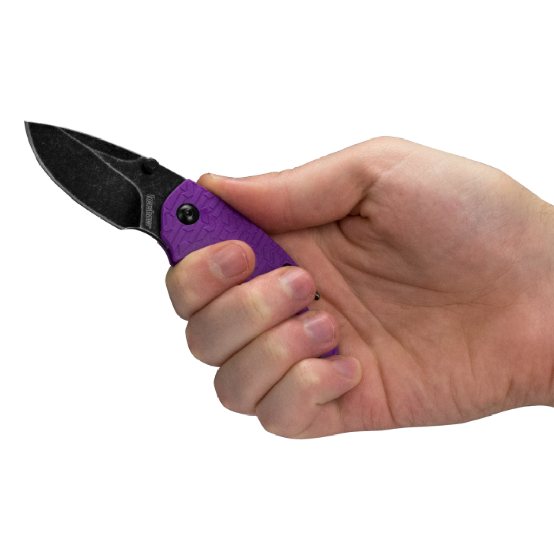 Kershaw 8700PURBW Shuffle - Purple, BlackWash