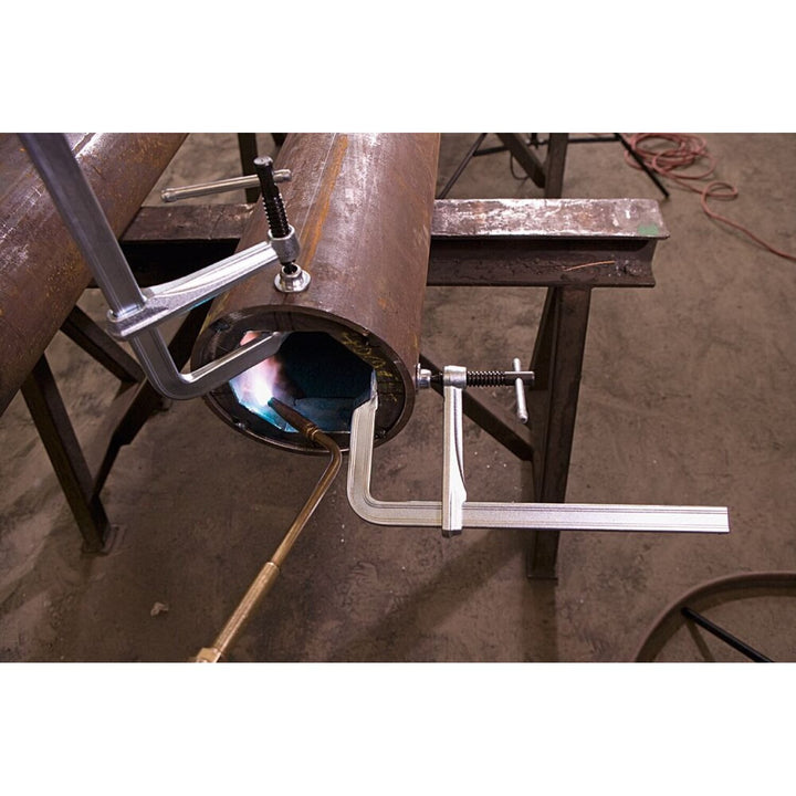 Bessey 660-S8 Clamp, welding, F-style, replaceable swivel pad, 8 In. x 4 In., 726 lb