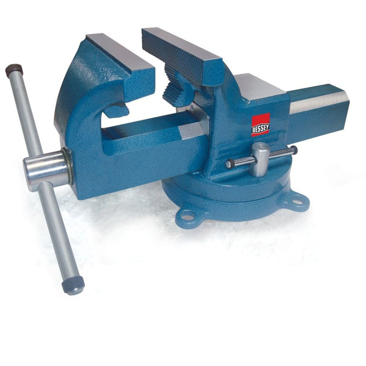 Bessey BV-DF8SB Vise, 8 In., drop forged, pipe jaws, swivel base and anvil included