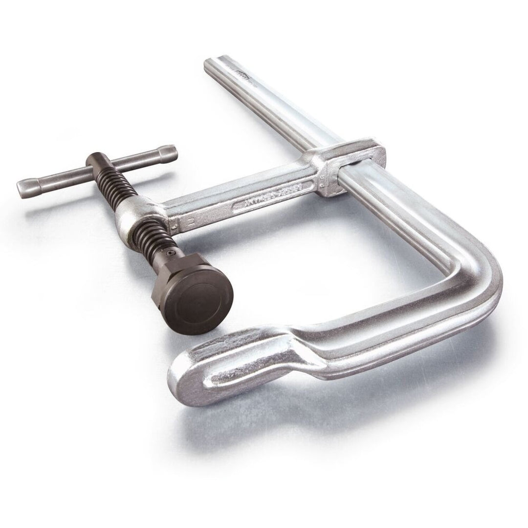 Bessey GSM30 Clamp, welding, F-style, heavy duty pad, 12 In. x 5.5 In , 2660 lb