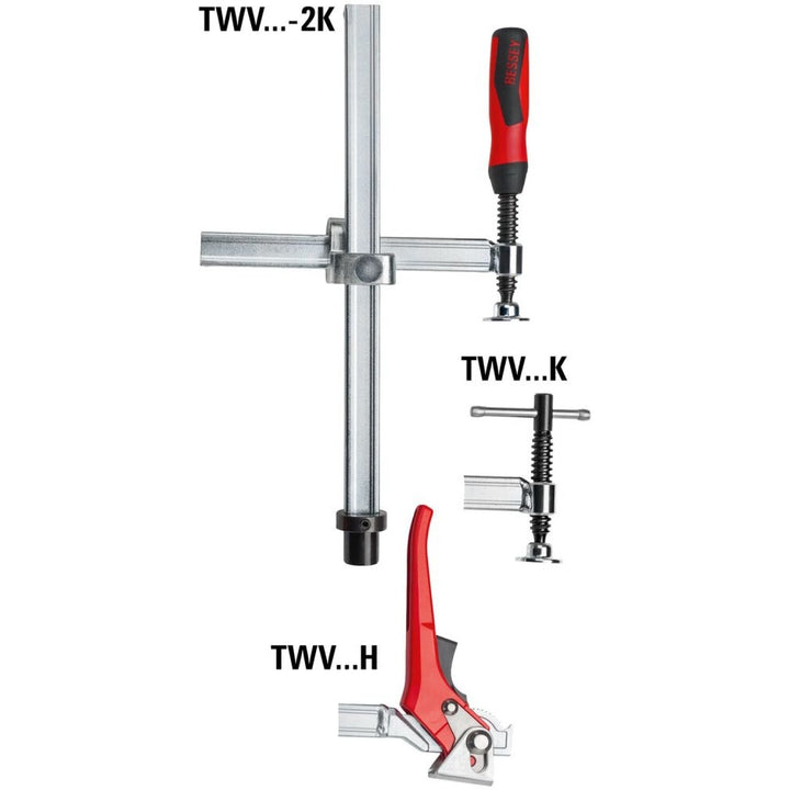 Bessey TWV28-30-17-2K Table Clamp, variable, 2K, std pad