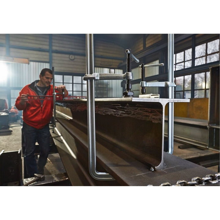 Bessey GSL60 Clamp, welding, F-style, heavy duty pad, 24 In. x 4.75 In. 1880 lb