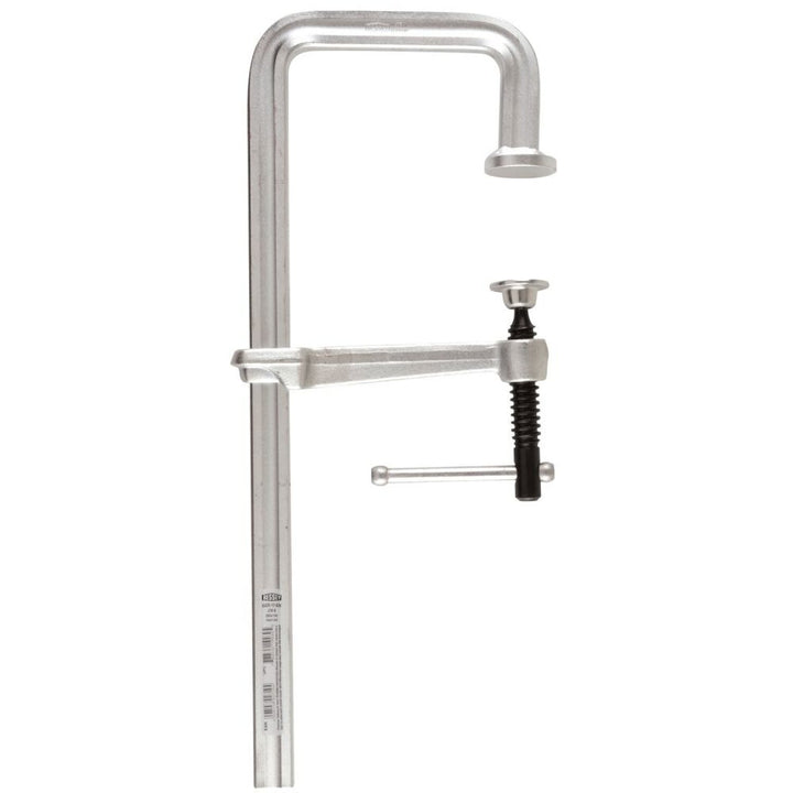 Bessey J18-8 Clamp, welding, F-style, crimped on swivel pad, 18 In. x 4.75 In. , 880 lb