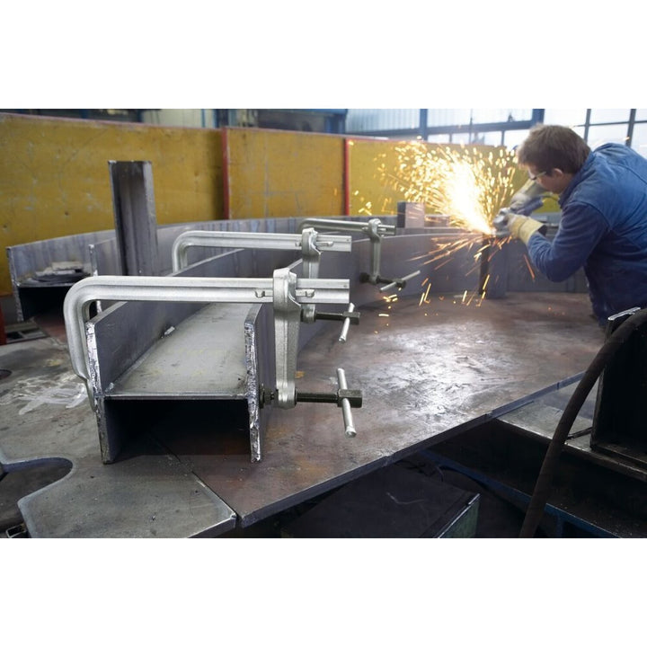 Bessey 7200S-36 Clamp, welding, F-style, heavy duty Morpad, 36 In.x 8 In., 7770 lbs