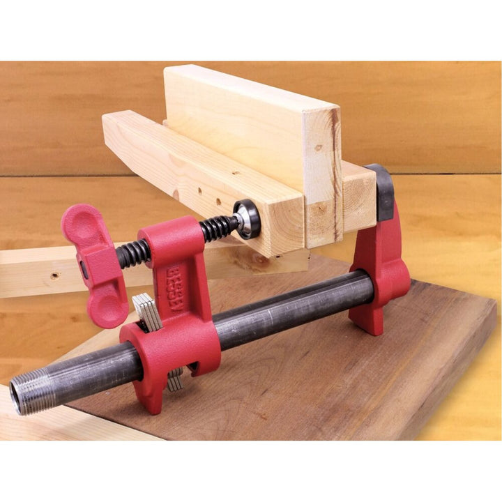 Bessey PC-34DR-4PK 3/4" deep reach pipe clamp, 4 pack