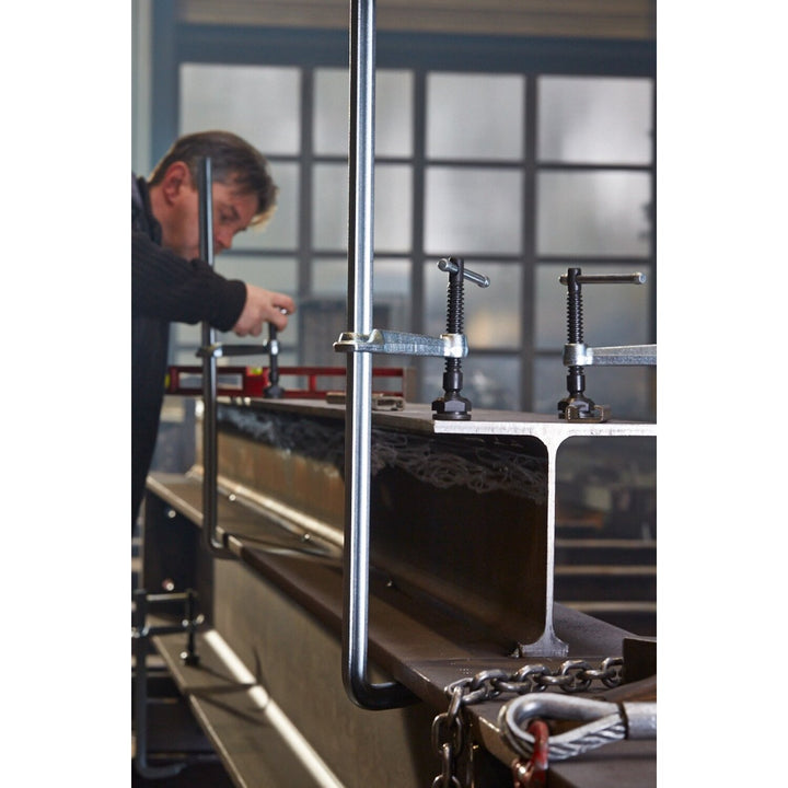 Bessey GSM30 Clamp, welding, F-style, heavy duty pad, 12 In. x 5.5 In , 2660 lb