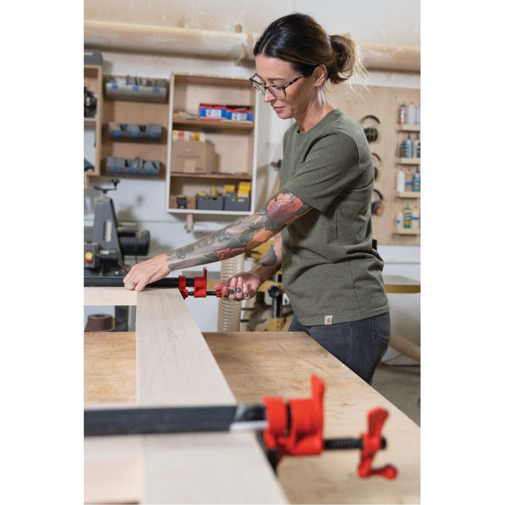 Bessey PC34-2-4PK 3/4" pipe clamp, 4 pck