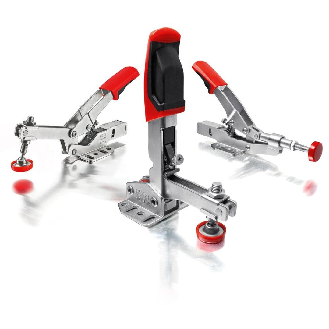 Bessey STC-HH70 Auto adjust toggle clamp, horizontal high profile, flanged base