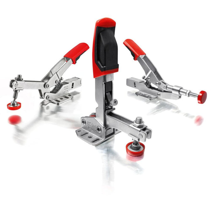 Bessey STC-HH70 Auto adjust toggle clamp, horizontal high profile, flanged base